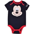 thumbnail image 2 of Disneys Mickey Mouse Bodysuit and Cap, Play or Nap Onesie, Baby's Romper Set, Black, Size 24M, 2 of 4