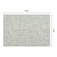 thumbnail image 6 of Placemats Set of 6 Leather Placemats for Kitchen Table Decor Washable Heat Resistant Table Place Mats Light Green 16.9x11.8inch, 6 of 6
