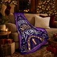 thumbnail image 3 of Theatrical Motivational Stage Draped Artwork, Dramatic Artistic Scene, Warm Flannel Blanket for Home Library and Reading Nook, Art Lovers Housewarming Gift, Artistic Home Decor, 3 of 9