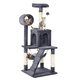 thumbnail image 5 of SmileMart 51" Cat Tree with Hammock and Scratching Post Tower, Dark Gray cat house  cat toys  cat tower ShopWise Round, 5 of 12
