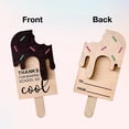 thumbnail image 2 of YIFEI Teacher Gift Card Holder Wooden Popsicle Gift Card Holder for Teacher Appreciation Thanks for Making School So Cool End of Year Teacher Gift, 2 of 7