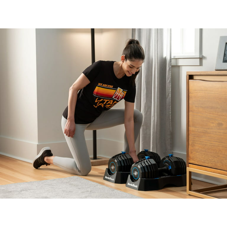 Buy Home GYM Set: Workout Bench + 2x 55lbs Adjustable Dumbbells – Grit  Elite Gear