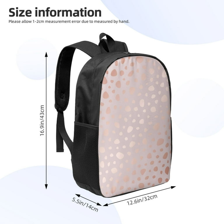 Rose gold bookbag hotsell