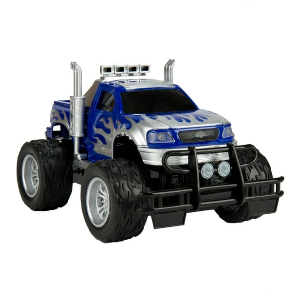 BLUE BLOCK Remote Control Full Function Extreme Flame Monster Truck - Walmart.com - Walmart.com