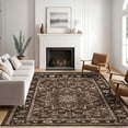 thumbnail image 3 of 5x7 Washable Area Rug Non-Slip Low Profile Vintage Distressed Oriental Rug for Living Room, Bedroom, Dining Room, Office, 3 of 13