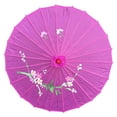 thumbnail image 1 of Paraguas de papel engrasado tradicional retro, paraguas de seda antiguo para baile de ballet Violeta, 1 of 6