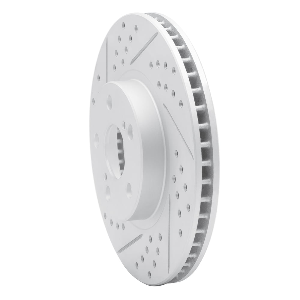 Dynamic Friction Company 830-76068L DFC Geoperformance Rotor - Drilled and Slotted