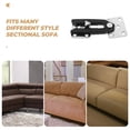 thumbnail image 2 of 2pcs Replacement Sectional Couch Connectors Interlocking Sofa Linking Parts, 2 of 9