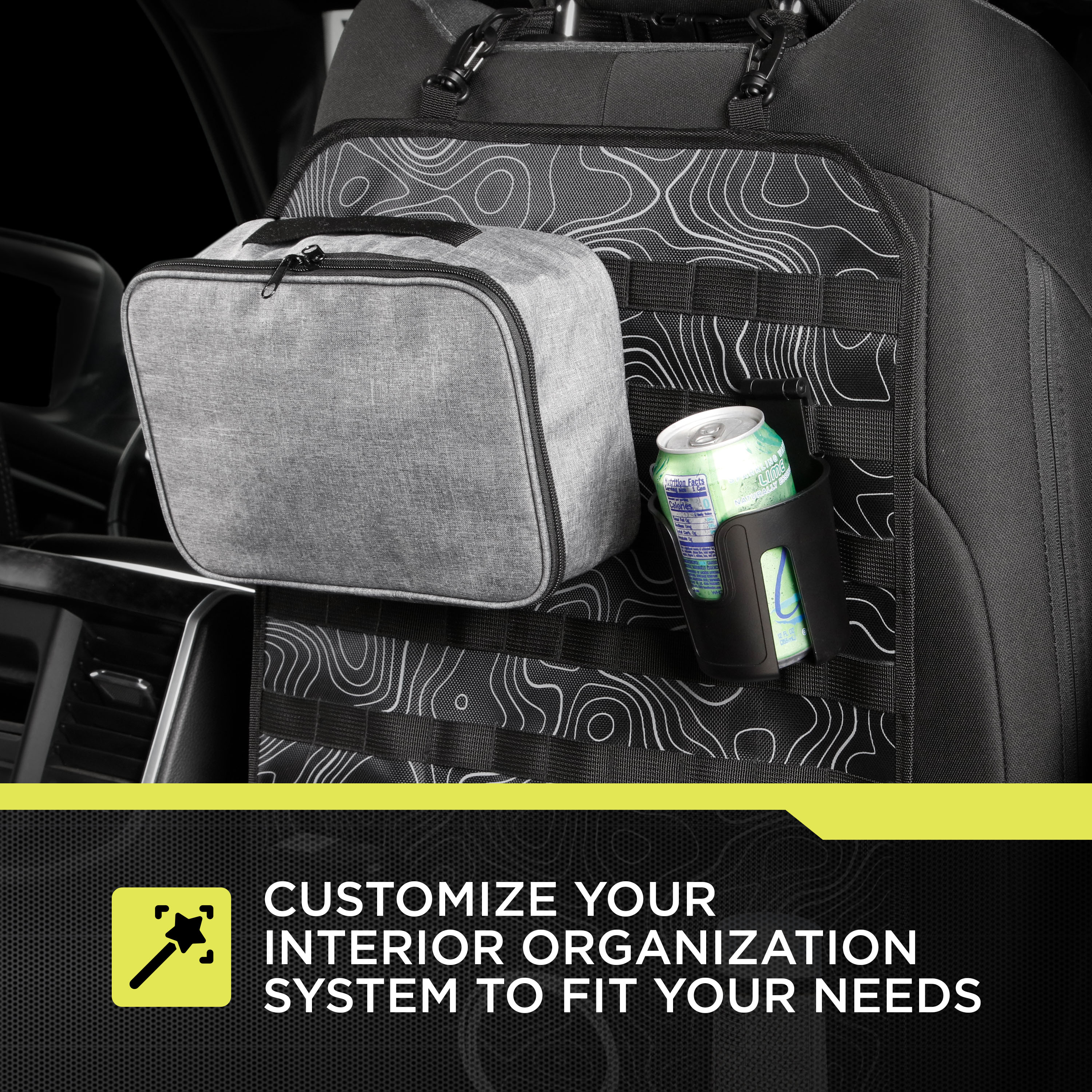 Auto Drive MOLLE Strap Compatible Multipurpose Insulated Storage Case - Universal - AZ534163