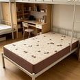 thumbnail image 1 of Linnome Fitted Sheet Floral Pattern Breathable Linen Mattress Protector for Single Bed Cool Easy Clean 35.4x78.4in Multicolor#05, 1 of 6