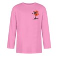 thumbnail image 3 of Amzcrzy Sudadera Para Hombre, Informal, Cuello Redondo, Manga Corta, Camiseta Estampada, Blusa, Rosa, M, 3 of 4