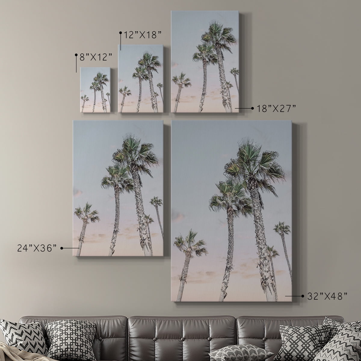 Palms Up Premium Gallery Wrapped Canvas - Ready to Hang