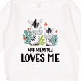 thumbnail image 3 of Inktastic Zebra My Memaw Loves Me Toddler Sweatshirt, 3 of 4