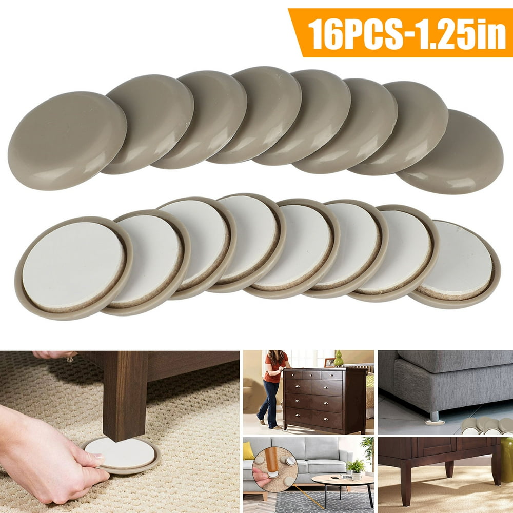 TSV Furniture Moving Kit (16 Piece), 3.5in/1.25in Round Carpet