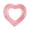Pink, variant on Sparkling Heart Sequin Inflatable Swim Ring, 27.5 Inch Romantic Heart Shaped Pool Float for Summer Beach Fun, Durable Glittering Water Lounge Floating Tube Pink