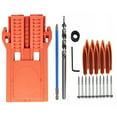 thumbnail image 1 of Amdohai Woodworking Diagonal Hole Positioner Adjustable Punch Detachable Two Hole Diagonal Hole Punch Set Built-in Magnetism Practical Punching Tool Set, 1 of 7