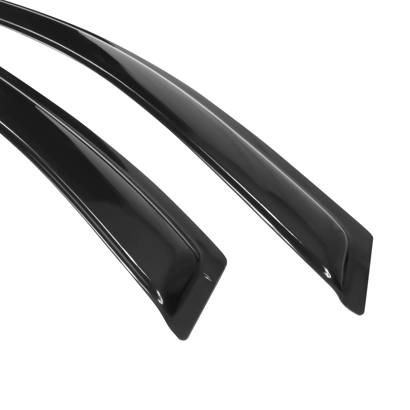 Ikon Motorsports Compatible with 06-13 Chevy Impala & 14-16 Impala Limited  Sedan Acrylic Window Visors Vent Deflector Rain Guard 4Pc Set Outside Mount 