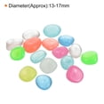 thumbnail image 2 of Uxcell 600Pack Glow Rocks 13-17mm Decoration Pebbles Luminous Stones Decor Multicolored, 2 of 6