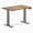 Pheasantwood / Space Gray, variant on Desky Dual Mini Hardwood Sit Stand Desk - White Ash / 40" X 24" / White