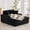 Corduroy | Black, variant on BouPower 60 Inch Chaise Lounge Chair,Reading Chair Cloud Sleeper Sofa Couch Bed with USB Ports, Cup Holders & Decorative Pillows,Upholstered Reading Chair for Living Room, Bedroom, Apartment