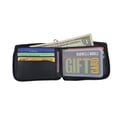 thumbnail image 3 of Lambskin Leather Zip Around W/Outside ID Bifold Wallet 1574, 3 of 13