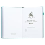 Clever Fox Budget Planner Pro - Financial Organizer + Cash Envelope Budget System. Monthly Finance Journal, Expense Tracker & Personal Account Book. Undated - Start Anytime. (7x10) - Turquoise