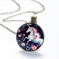 thumbnail image 6 of Unicorn Necklace Personalized Custom Photo Round Pendant Adjustable Stainless Steel Necklaces with Gift Box for Men Women Mothers Valentine's Jewelry Gift, 6 of 6