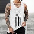thumbnail image 2 of Mens Beach Tank Tops Loose Fit Big and Tall Breathable Quick Dry Moisture-Wicking Gym Hoodies Bodybuilding Muscle Cut Off T-Shirts Sleeveless Big and Tall Slim Fit Summer Beach Tops, 2 of 4