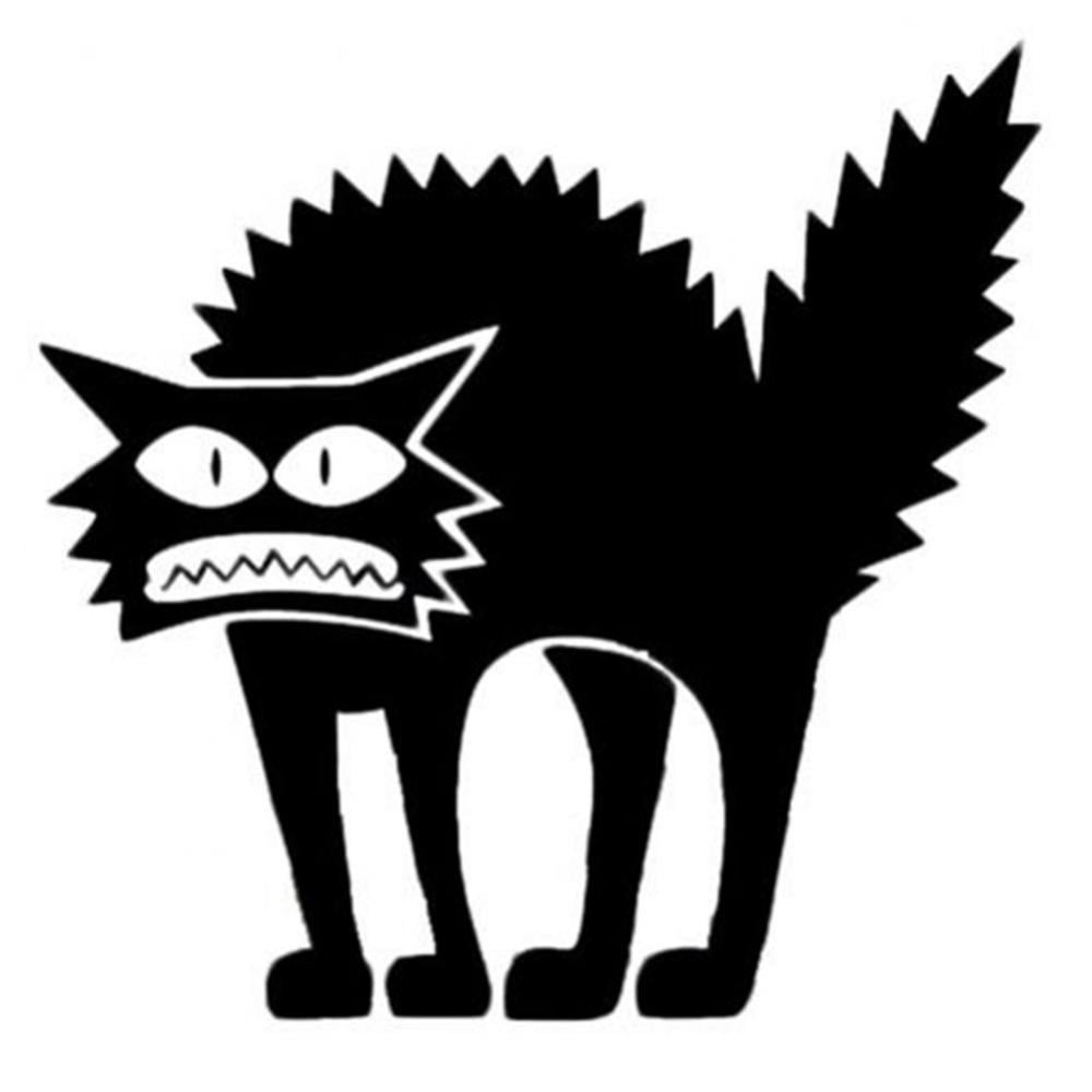 Garosa Halloween Topic Scary Cat Wall Art Sticker Removable Living Room Bedroom Festival Decor Wall Decor Sticker Living Room Wall Sticker Walmart Canada