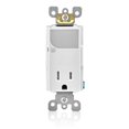 thumbnail image 2 of Receptacle Leviton, 15 A, 125 V AC, decoración combinada con luz LED, 2 of 4