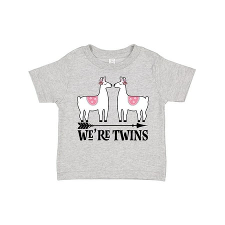 

Inktastic Llama Twin Girls Outfit Gift Toddler Toddler Girl T-Shirt