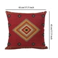 thumbnail image 3 of Cateissary Fundas decorativas para cojines, funda de almohada étnica, funda cuadrada suave para sofá, cama, fundas para sala de estar, 45x45cm, Type3 NO3, 3 of 6