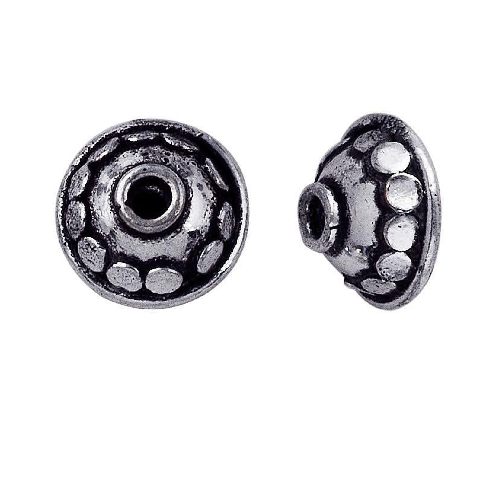CSF-139 Silver Overlay Bead Cap