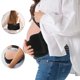 thumbnail image 1 of Cinturón de soporte para abdomen de maternidad con tirantes, 1 juego, negro, mediano, 1 of 7