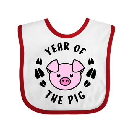 Year of The Pig Chinese Zodiac Baby Bib