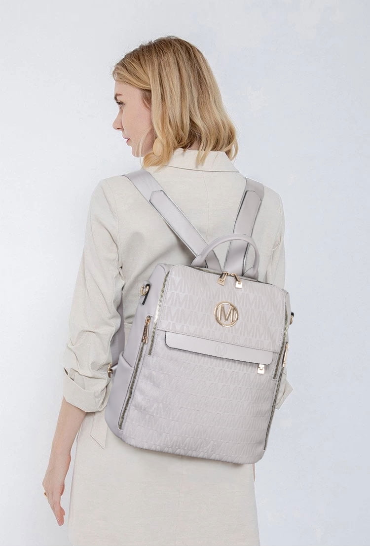 MKP COLLECTION Women Fashion Backpack Purse Travel Shoulder Bags and Purse 2Pcs
