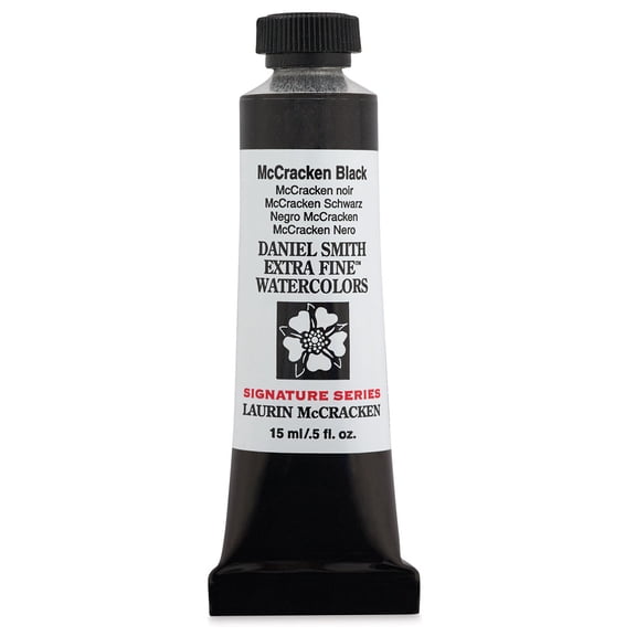 Daniel Smith Extra Fine Watercolor - McCracken Black, 15 ml Tube