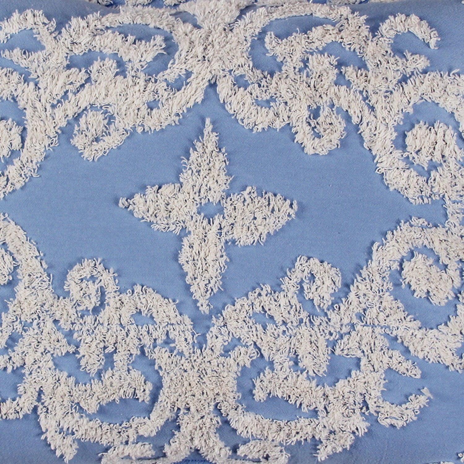 Better Trends Florence Medallion 100% Cotton For All Ages Full/Double Bedspread - Blue
