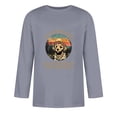 thumbnail image 3 of Qiopertar Liquidation à Moins de 5$ Hommes Imprimé Col Rond Mode Décontractée Manches Courtes Blouses Chemises en Liquidation Accès Anticipé Offres, 3 of 4