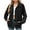 Black, variant on 2024 New Product Clearance！ Denim Jackets for Women Long Sleeve,Women's Fashion Color Lapel Look Slimmer Sleeve Denim Jacket - Dark Blue S