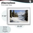 thumbnail image 4 of Stupell Industries Rustic Lodge Way Up North Landscape Gray Framed Print Under Glass, 23 x 17, by Petals Prints Design, 4 of 8