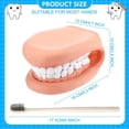 thumbnail image 4 of 3 Piezas de Marioneta de Boca con Dientes de Lengua Boca Marioneta de Mano Modelo de Boca Dental con Cepillo de Dientes para Niño Niña Herramienta Educativa, 4 of 6