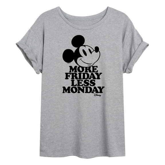 Disney - Mickey & Friends - More Friday Less Monday - Women's Oversized T-Shirt