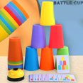 thumbnail image 3 of CHUANK Stack Cups Classic Fun Family Games Quick Cups Games with 50 Picture Cards, 3 of 11