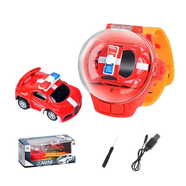 Mini Remote Control Watch Car Toy 2.4GHz 2022 Wrist Racing Car Watch USB Charging Small RC Interactive Toys Boys Girls Birthday