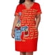 thumbnail image 3 of Conjunction Junction Conductor Letras Vestido suelto con bolsillo ropa vestido de noche, 3 of 7