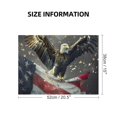 thumbnail image 2 of ONETECH Bald Eagle American Flag Symbolism Wooden Puzzle for Adults 500 PCS, 2 of 6