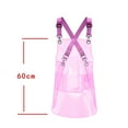 thumbnail image 3 of Delantal Btafrte Transparente para Peluquería Cinta Rosa, 3 of 6