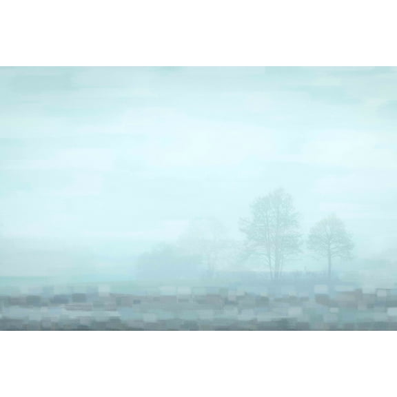 Parvez Taj Hues of Blue 18-Inch x 12-Inch Canvas Wall Art