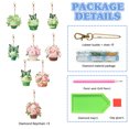 thumbnail image 2 of (LY142) (Diamante Doble Cara 9 Uds) Llavero Con DIY Postre Vela Diamante Forma Especial, 2 of 9